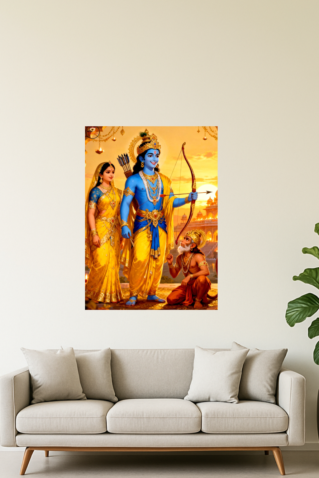 Shree Ram Divine Unframed Posters