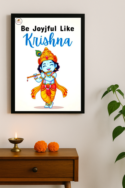 Krishna Divine Guidance Framed Posters