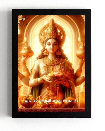 Maa Annapurna Motivational Framed Posters