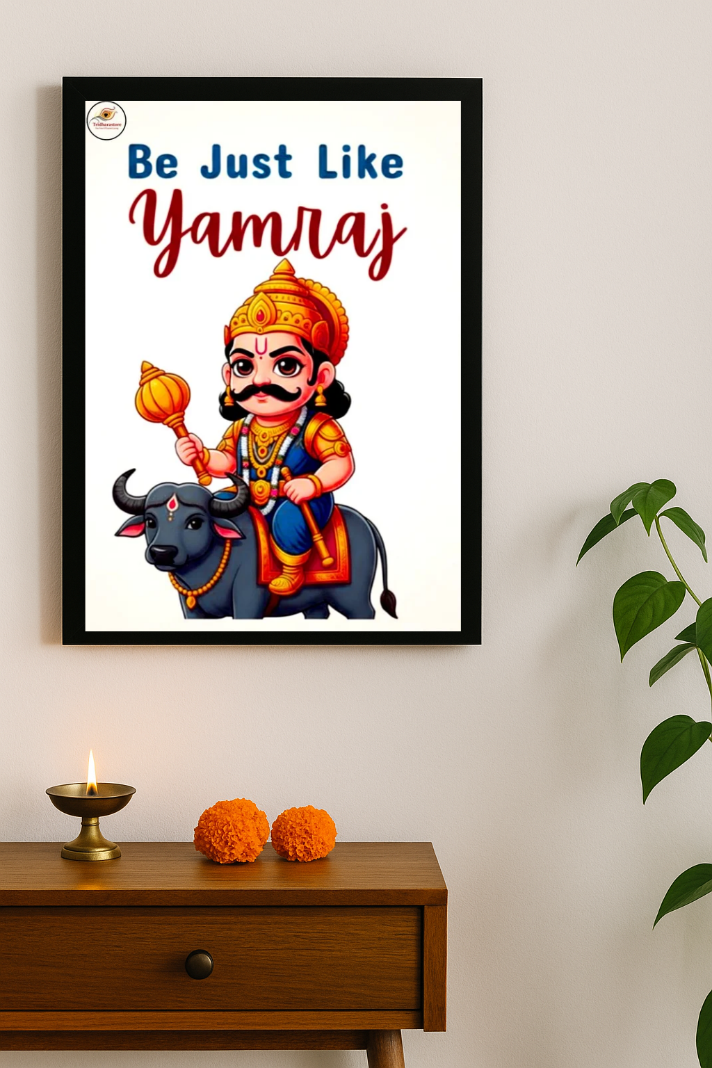Yamraj Divine Guidance Framed Posters