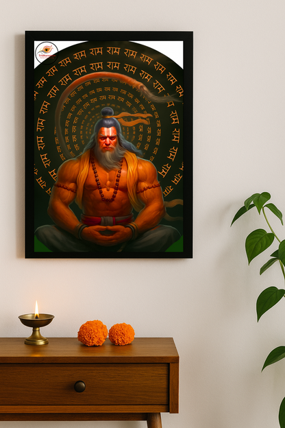 Ram Bhakt Hanuman Framed Posters