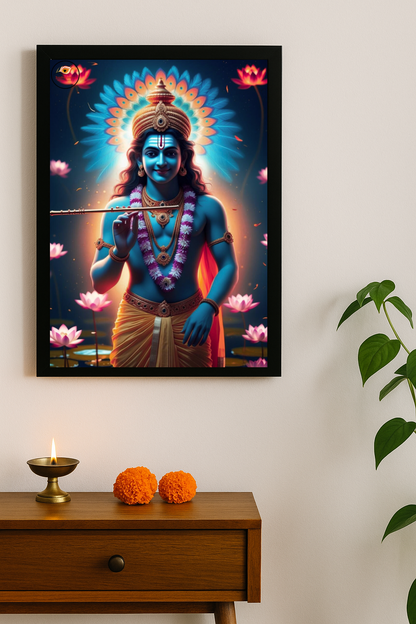 Shree Krishna Framed Posters