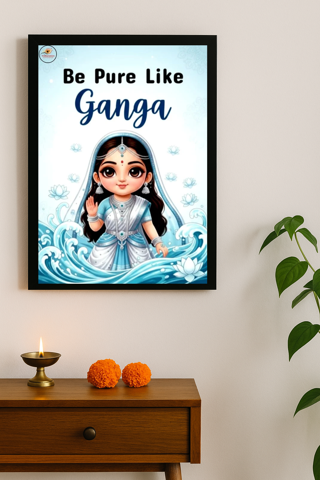 Ganga Divine Guidance Framed Posters