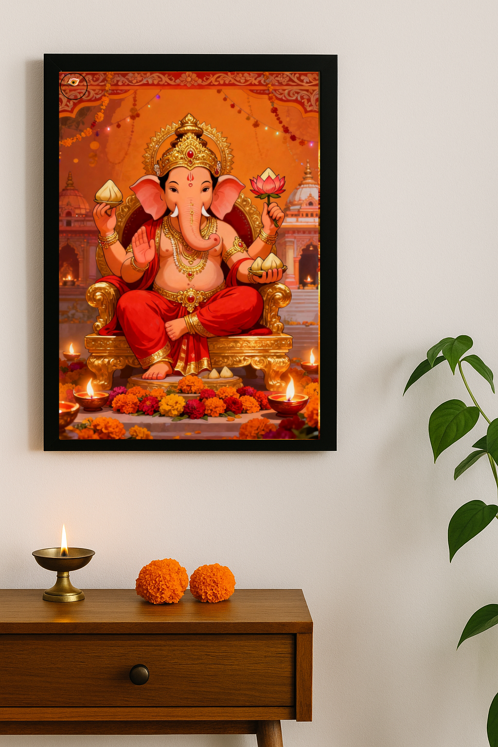 Lord Ganesha Framed Posters