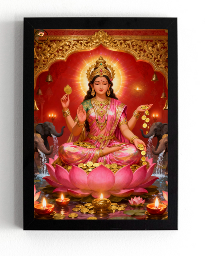 Maa Lakshmi Framed Posters