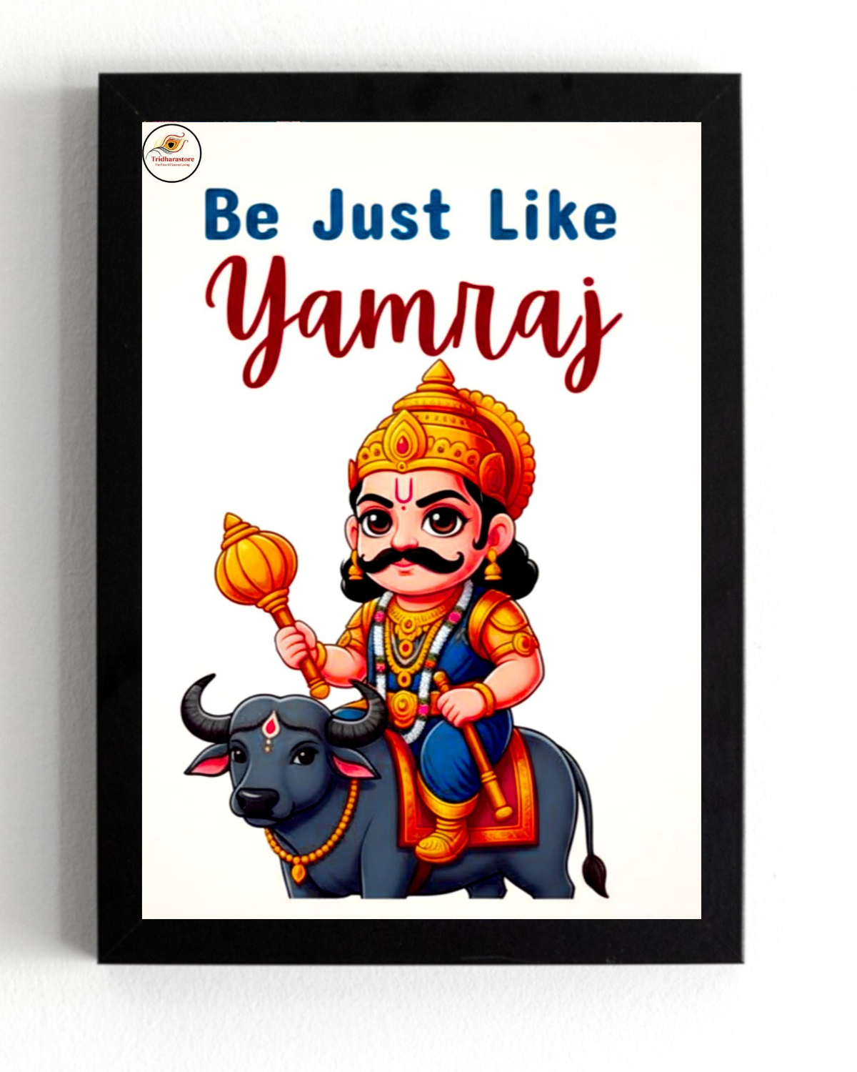 Yamraj Divine Guidance Framed Posters