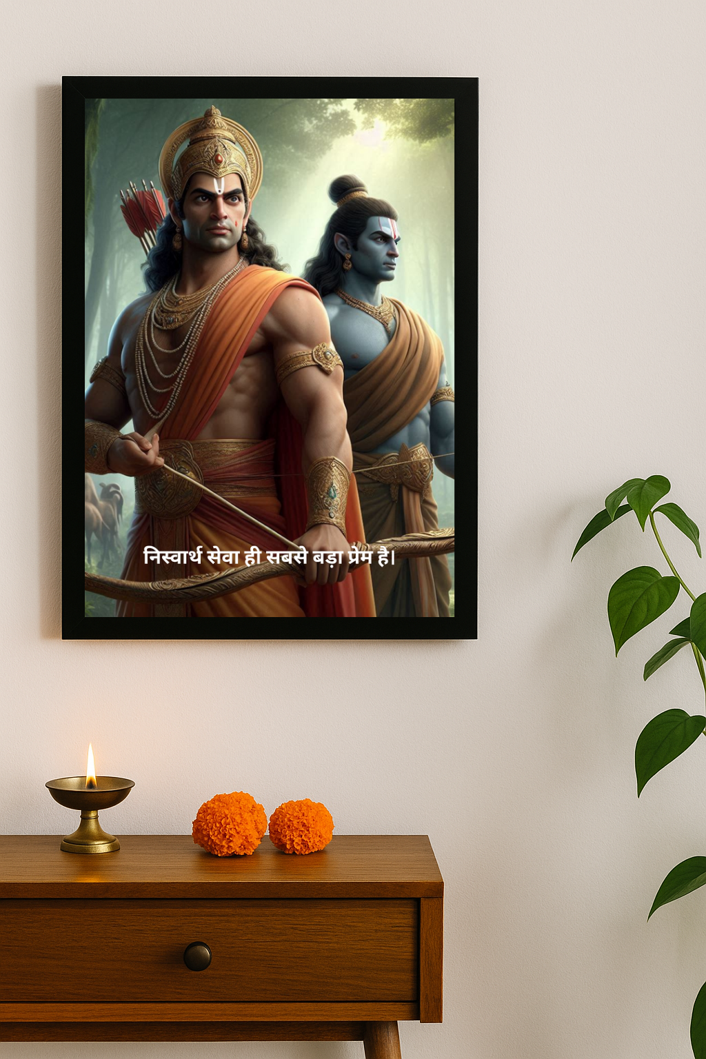 Lord Lakshman Motivational Framed Posters