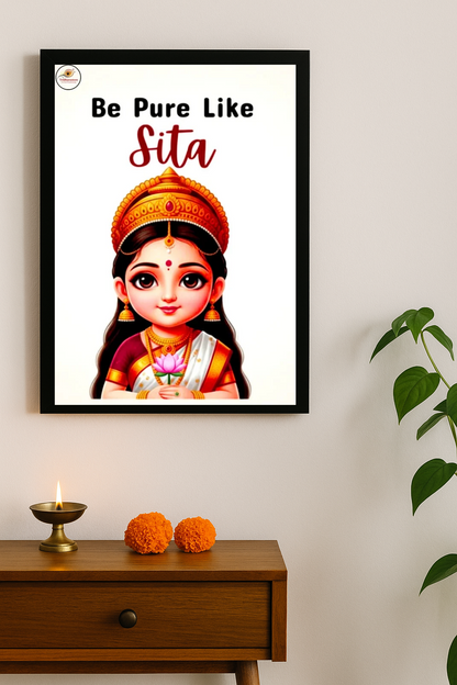 Sita Divine Guidance Framed Posters