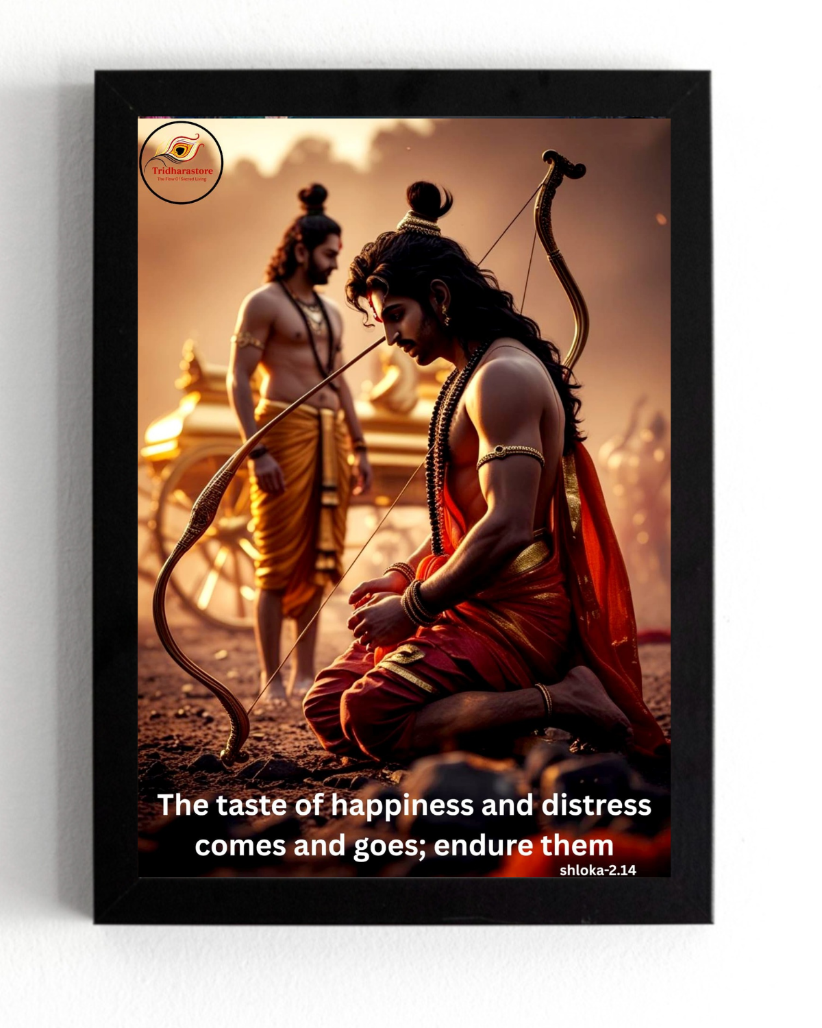 Shree Krishna Motivational Framed Posters
